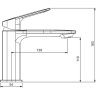 Смеситель для раковины GAPPO G28 G1028 хром